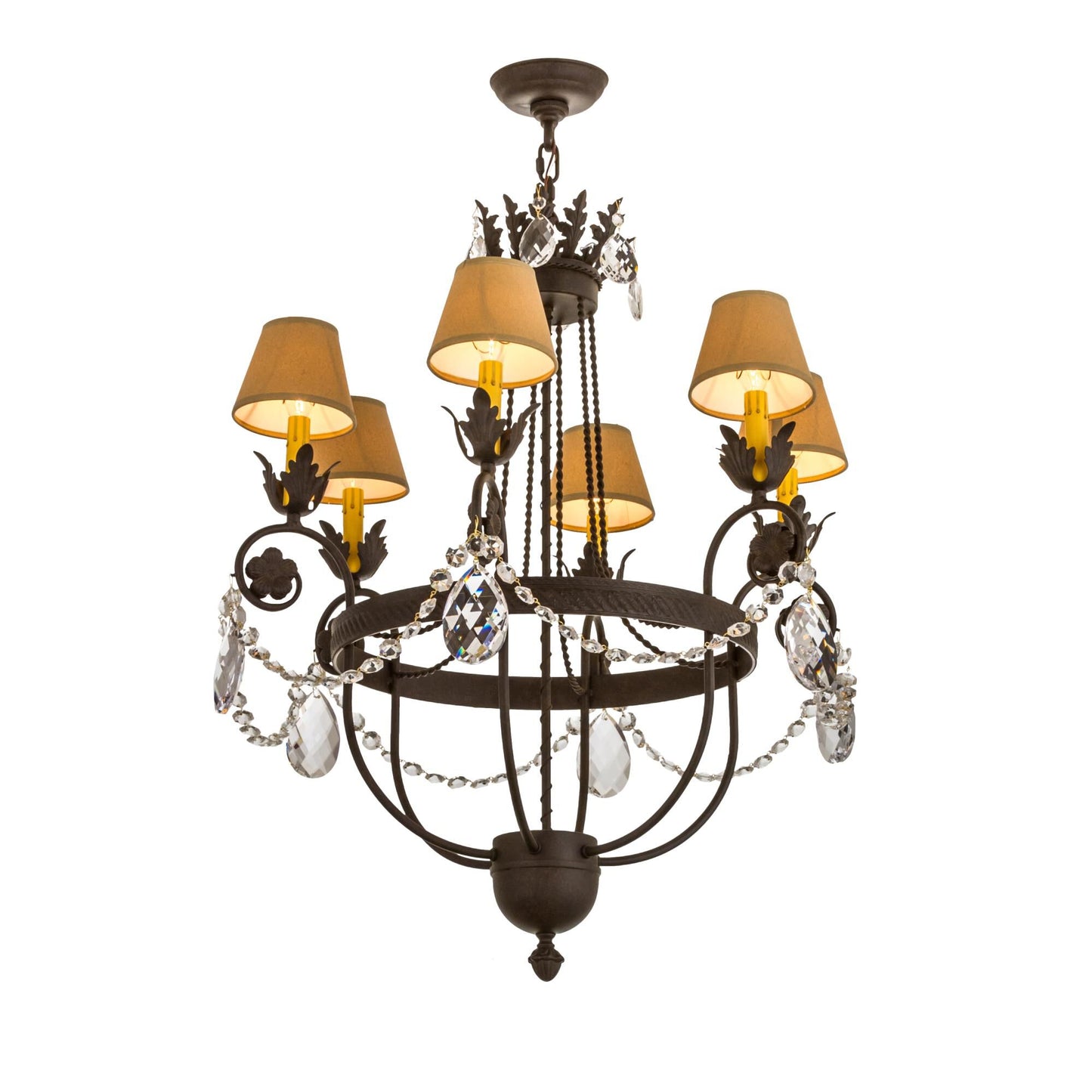 Meyda Lighting 27 Inch 6 Light Chandelier Cp250292