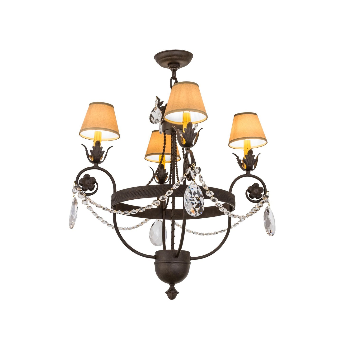 Meyda Lighting 25 Inch 4 Light Chandelier Cp250294