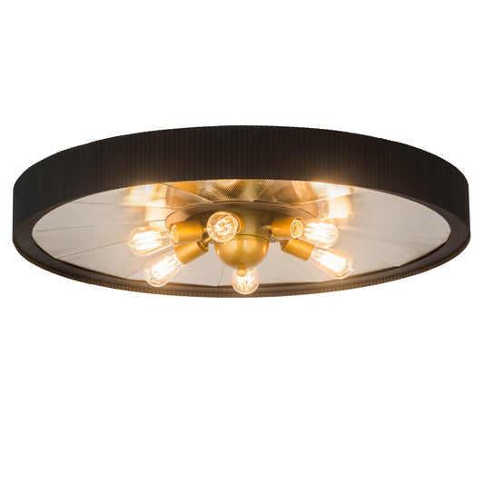 Meyda Lighting 36 Inch 6 Light Flush Mount Cp250329