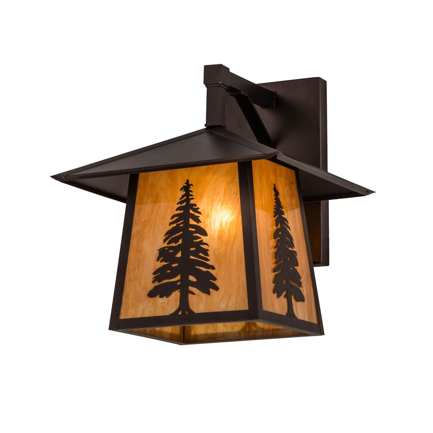 Meyda Lighting Stillwater Tall Pine 14 Inch Wall Sconce Cp24203