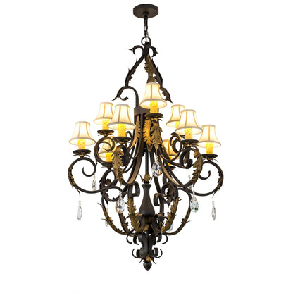 Meyda Lighting 36 Inch 9 Light Chandelier Cp250413