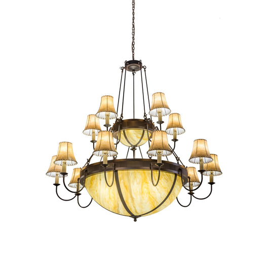 Meyda Lighting 74 Inch 24 Light Semi Flush Mount Cp250435