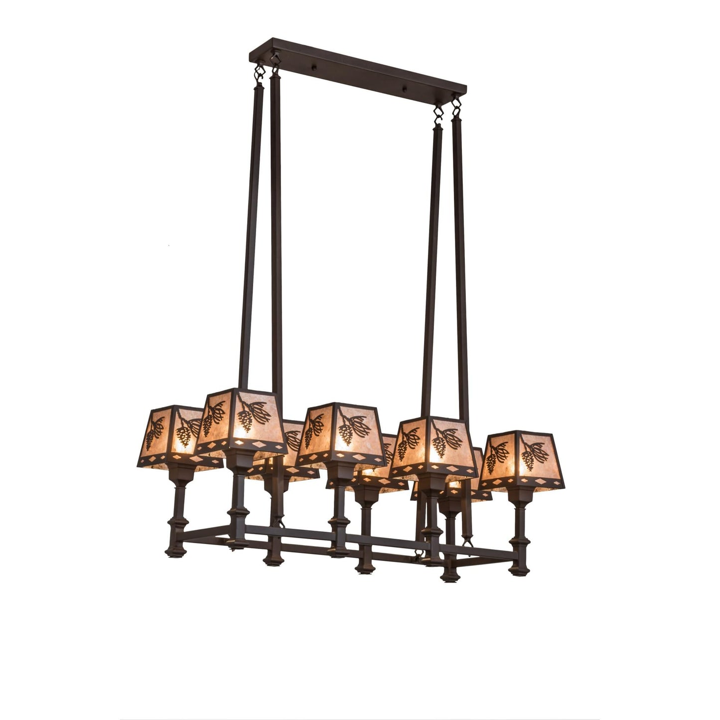 Meyda Lighting 38 Inch 8 Light Mini Chandelier Cp250445