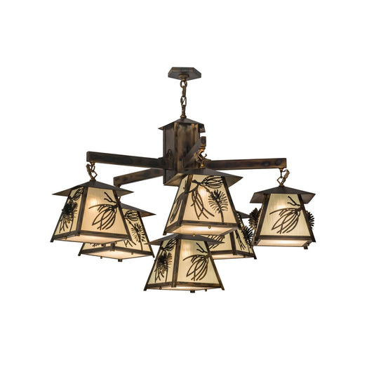 Meyda Lighting 40 Inch 6 Light Chandelier Cp250465