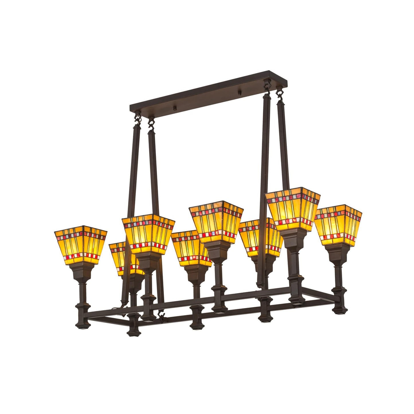 Meyda Lighting 38 Inch 8 Light Mini Chandelier Cp250630