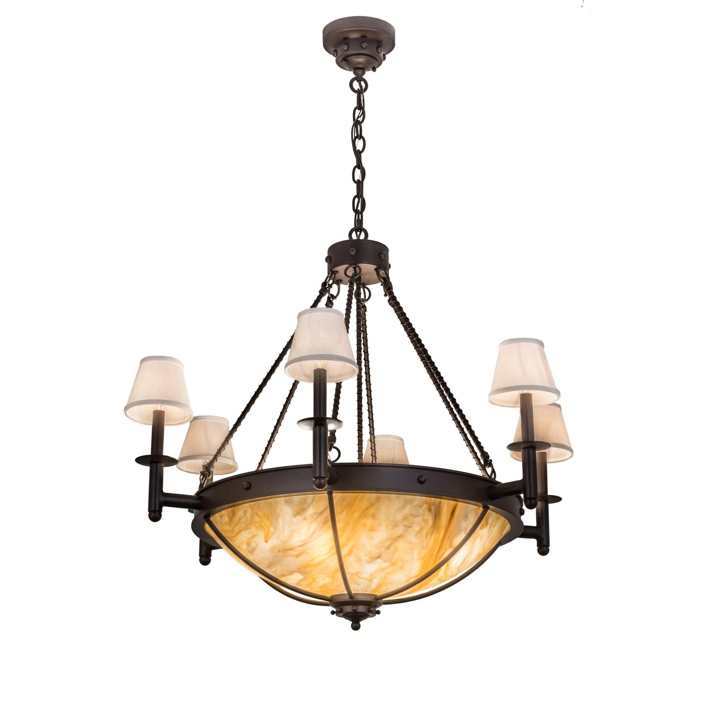 Meyda Lighting 36 Inch 4 Light Chandelier Cp250637