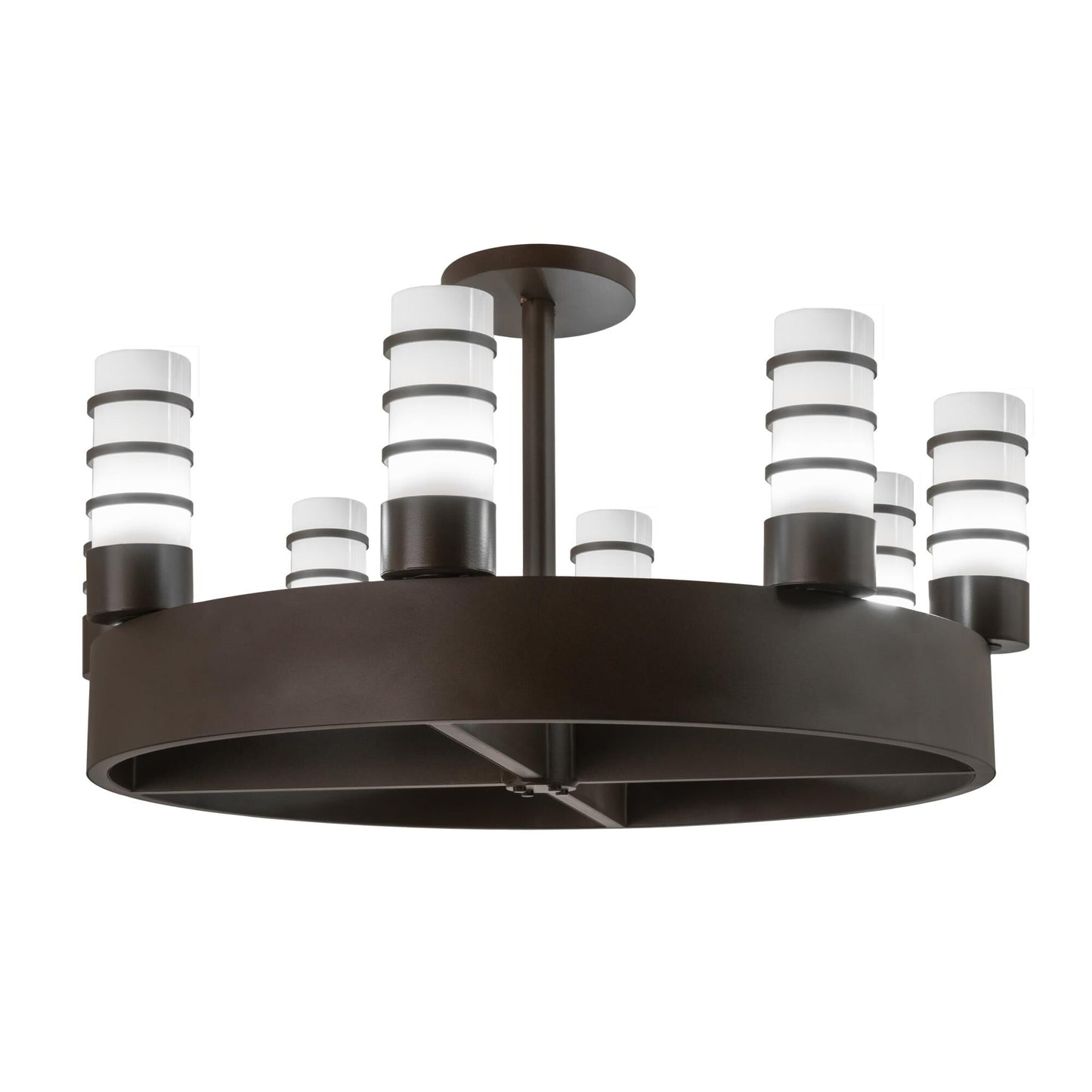 Meyda Lighting 48 Inch 8 Light Semi Flush Mount Cp250672