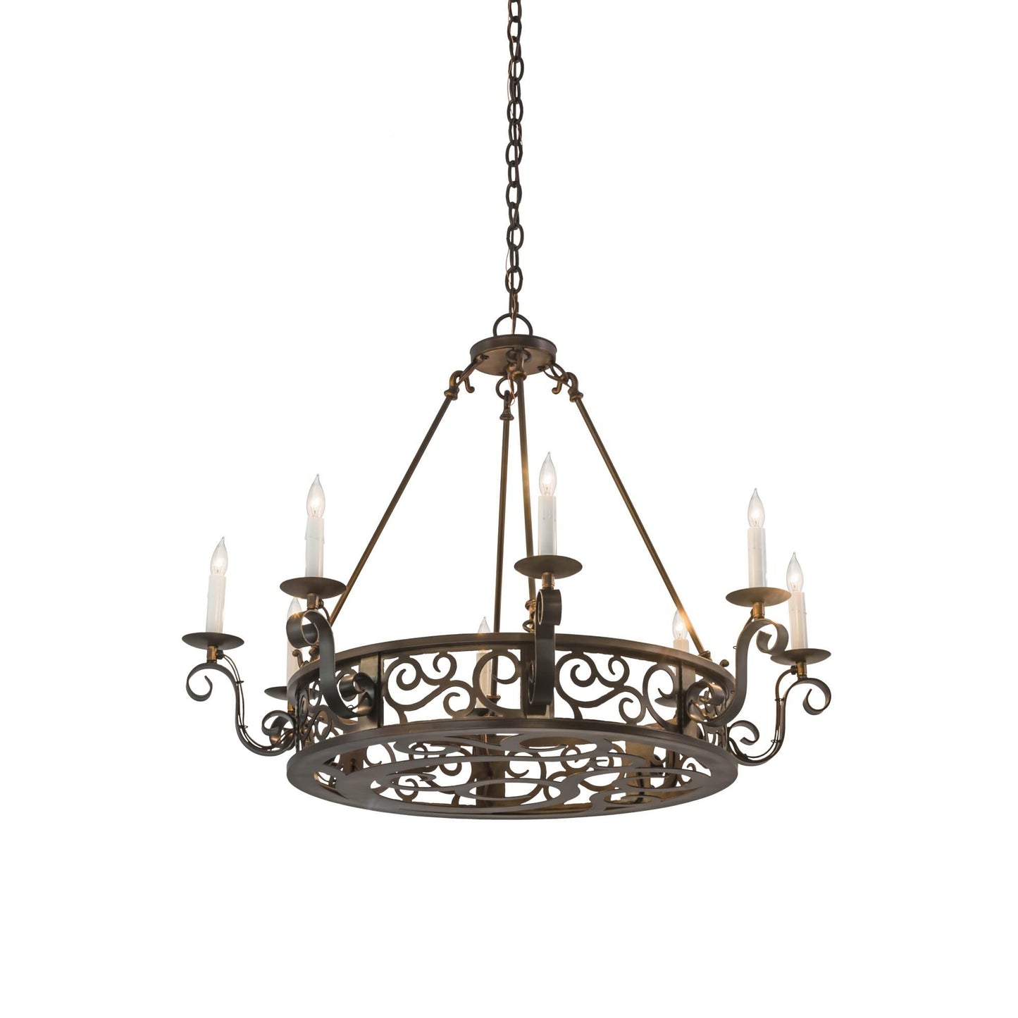 Meyda Lighting Delano 36 Inch 8 Light Chandelier Cp779779