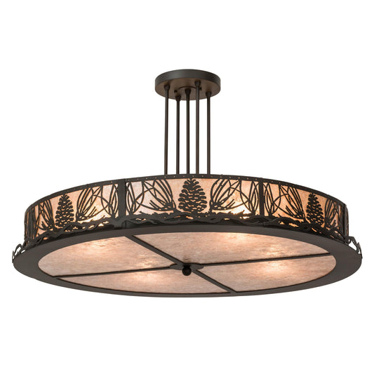 Meyda Lighting 36 Inch 4 Light Semi Flush Mount Cp250867