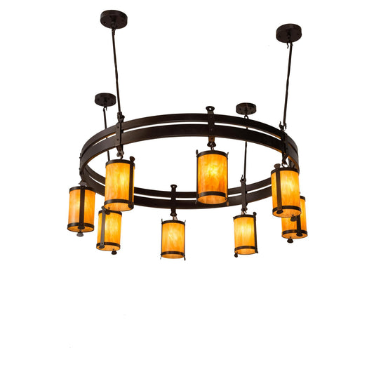 Meyda Lighting 67 Inch 8 Light Semi Flush Mount Cp251037