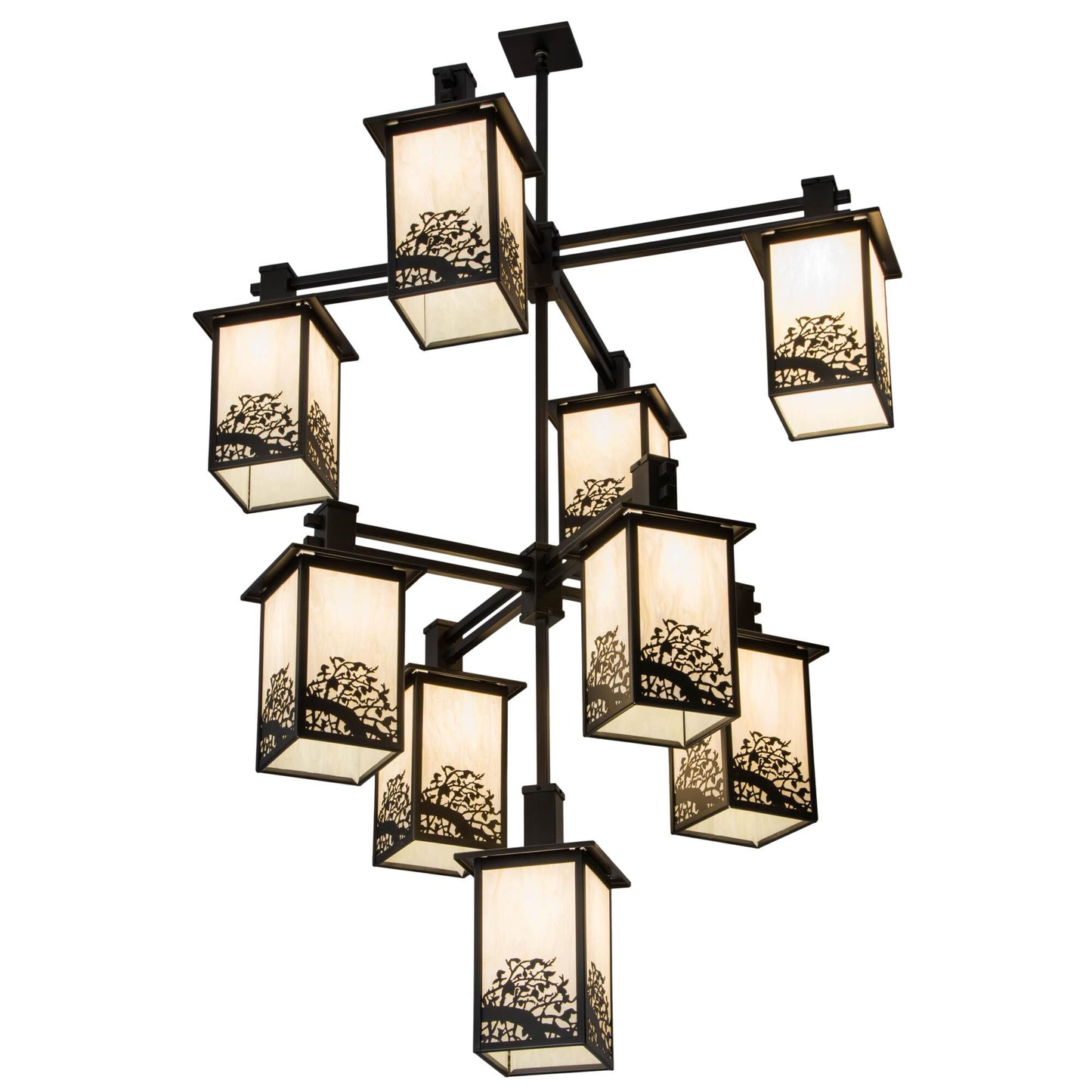 Meyda Lighting 48 Inch 9 Light Semi Flush Mount Cp251097