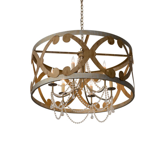 Meyda Lighting 36 Inch 6 Light Chandelier Cp251197