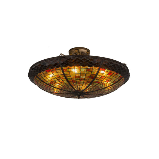 Meyda Lighting 36 Inch 6 Light Semi Flush Mount Cp251360