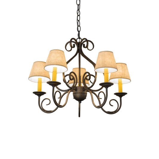 Meyda Lighting 22 Inch 5 Light Mini Chandelier Cp251396