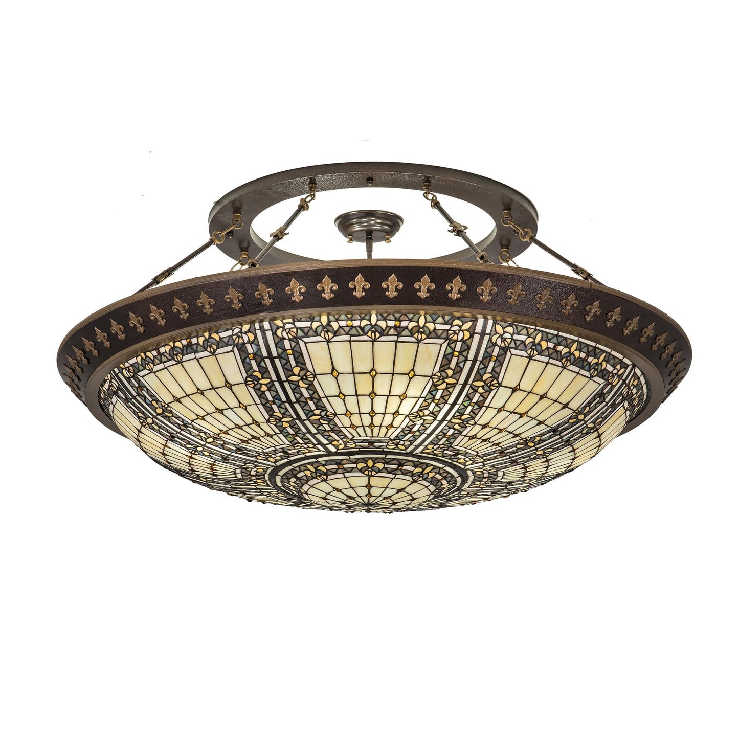 Meyda Lighting 45 Inch 8 Light Flush Mount Cp251677