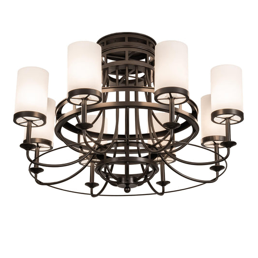 Meyda Lighting 46 Inch 8 Light Semi Flush Mount Cp251764