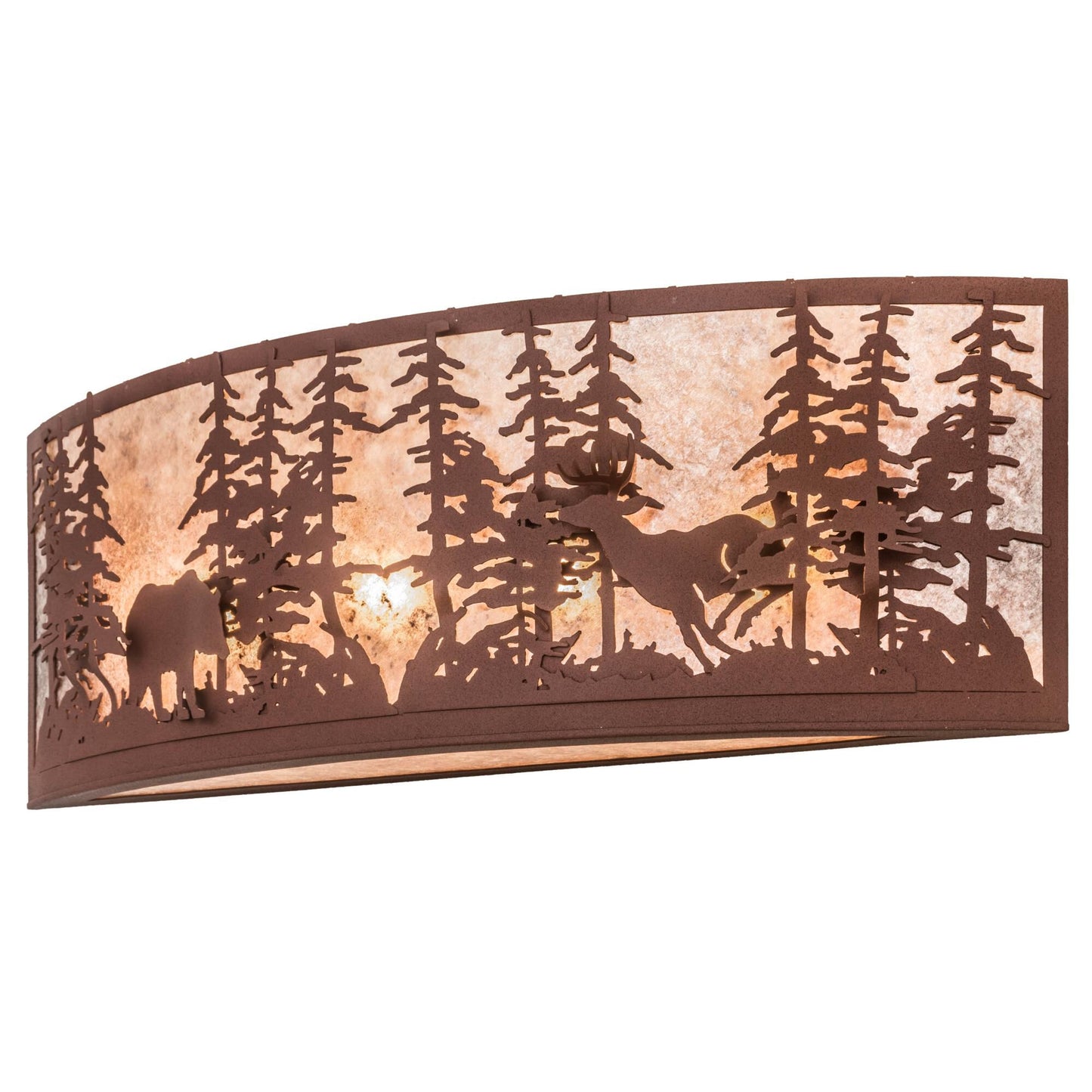 Meyda Lighting Wildlife At Dusk 36 Inch Wall Sconce Cp27496