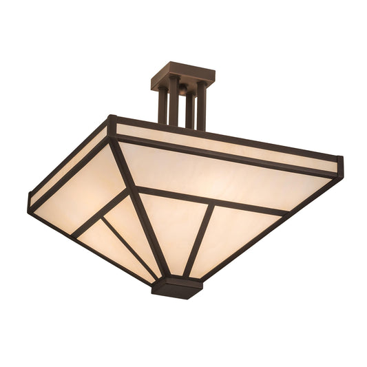 Meyda Lighting 34 Inch 8 Light Semi Flush Mount Cp251929