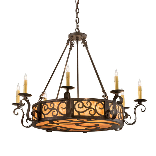 Meyda Lighting 36 Inch 3 Light Chandelier Cp252068