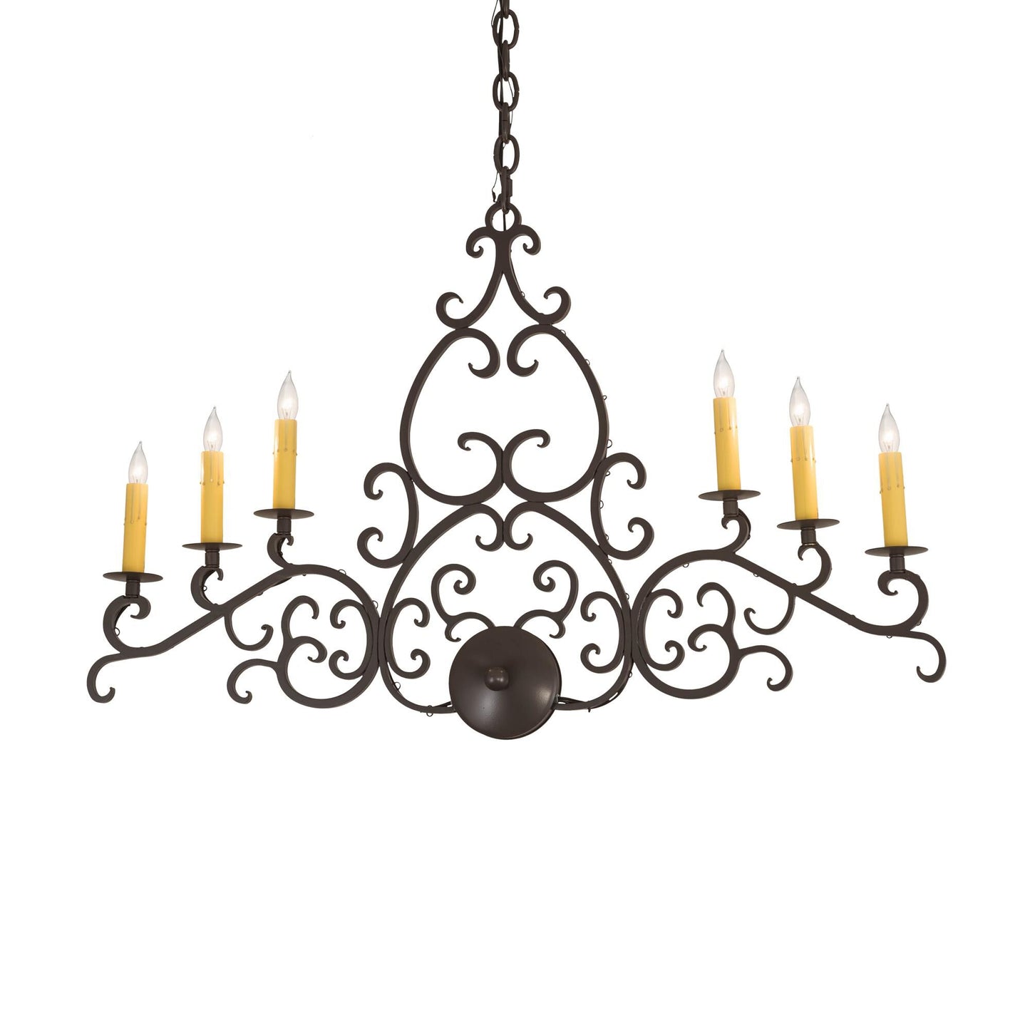 Meyda Lighting 36 Inch 6 Light Mini Chandelier Cp252073