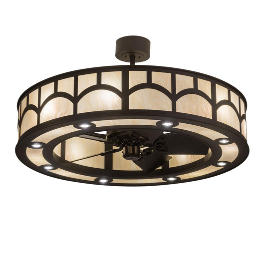 Meyda Lighting Mission 45 Inch 8 Light Chandelier Cp744132