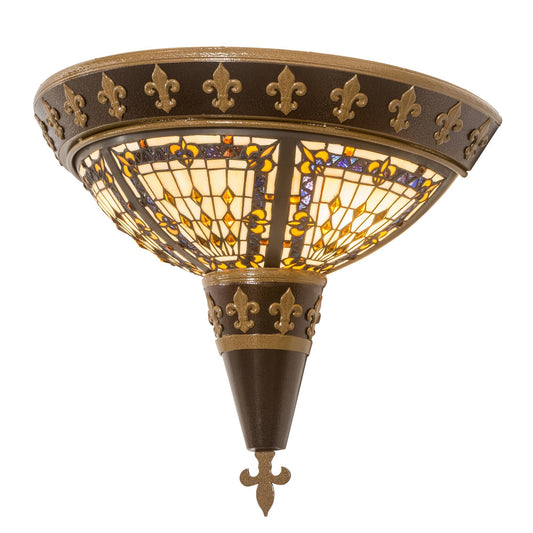 Meyda Lighting Fleur De Lis 18 Inch Wall Sconce Cp746908