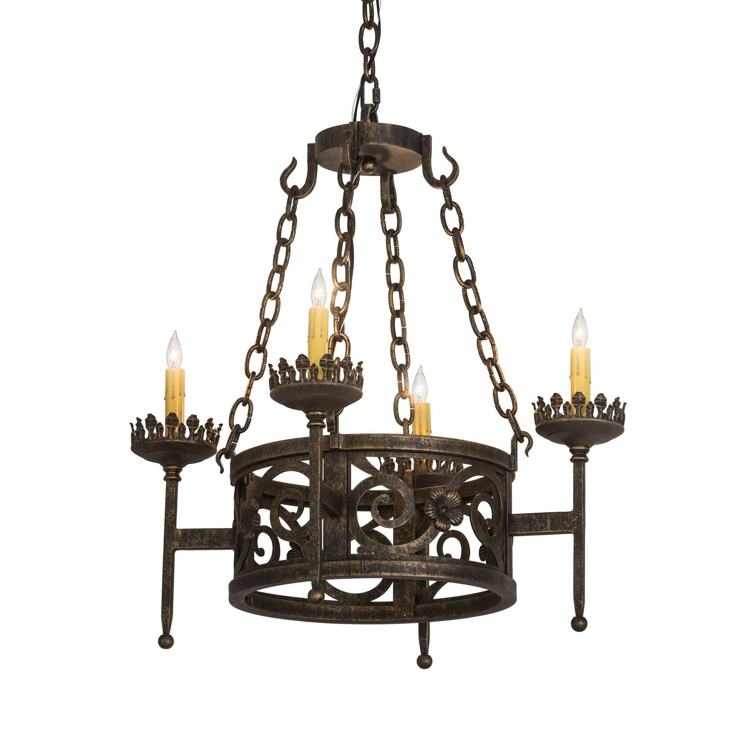 Meyda Lighting 24 Inch 4 Light Chandelier Cp252182