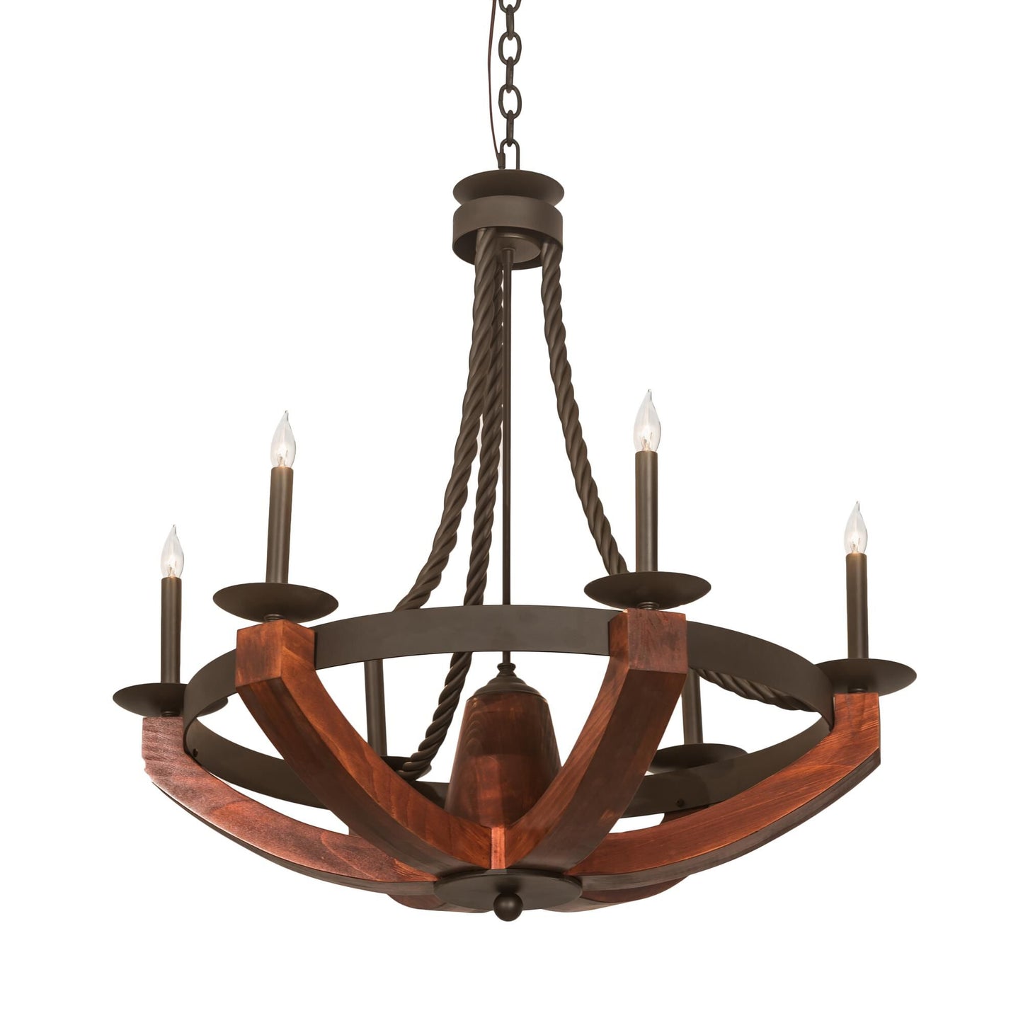 Meyda Lighting 34 Inch 6 Light Chandelier Cp252352