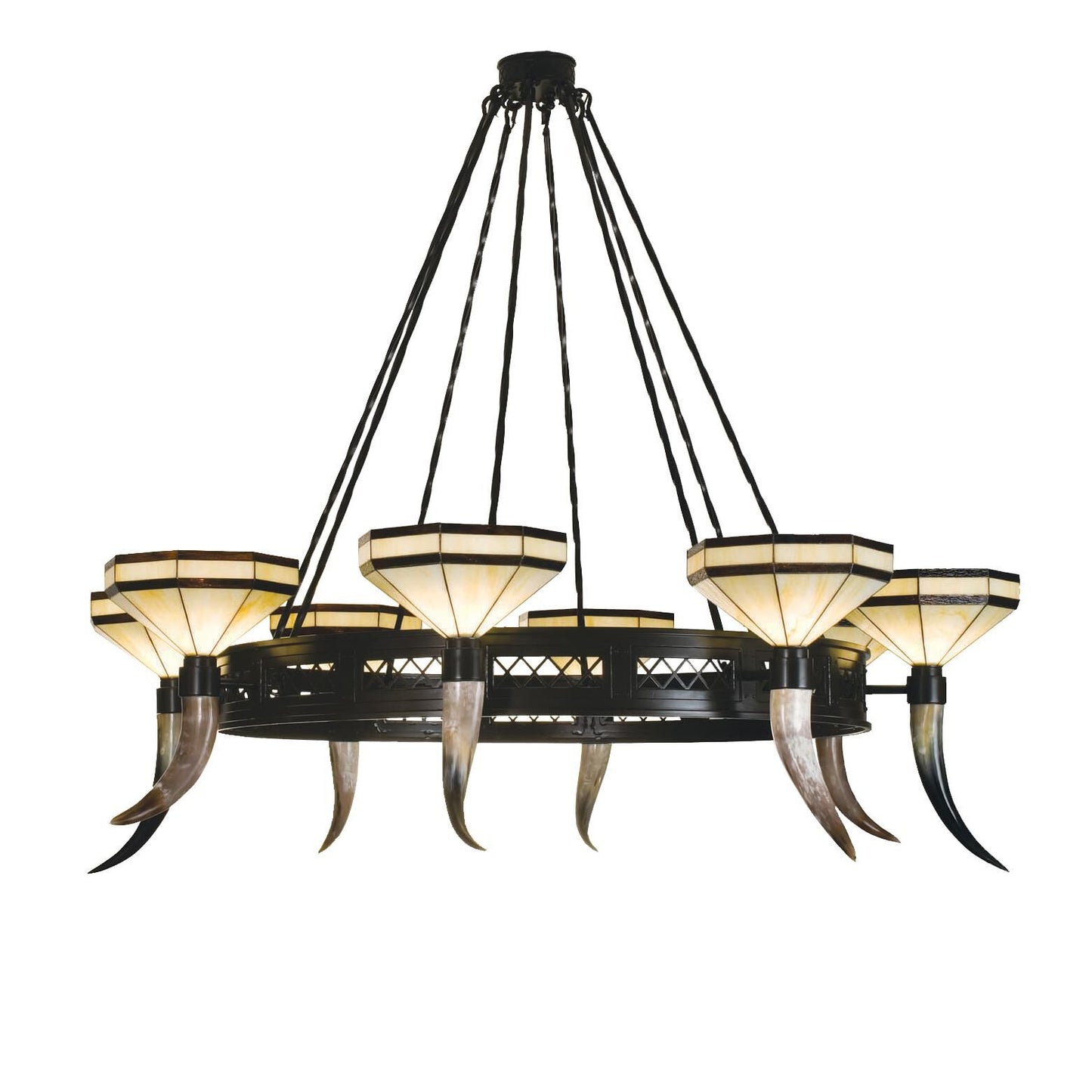 Meyda Lighting Top Ridge 72 Inch 8 Light Chandelier Cp28962