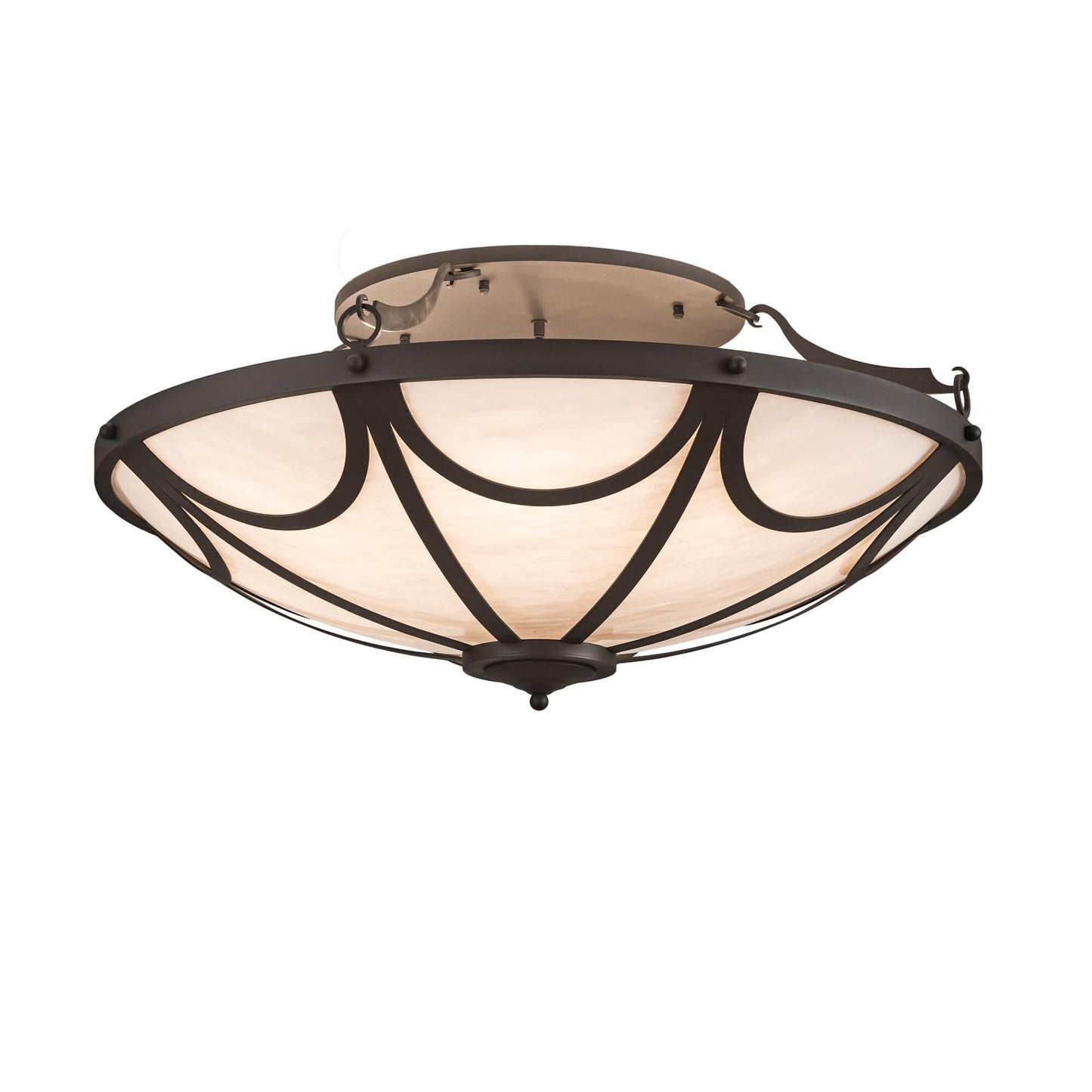 Meyda Lighting 42 Inch 8 Light Semi Flush Mount Cp252442