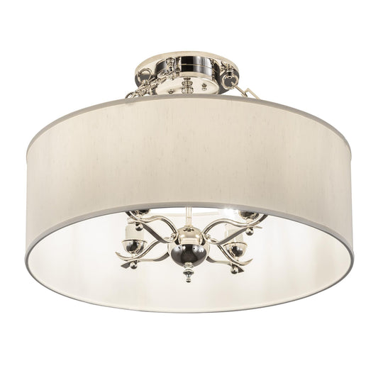 Meyda Lighting Cilindro 24 Inch 4 Light Semi Flush Mount Cp746076