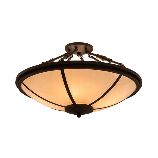 Meyda Lighting 31 Inch 4 Light Semi Flush Mount Cp252500