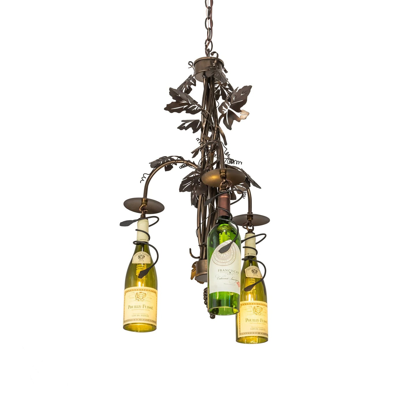 Meyda Lighting Tuscan Vineyard 18 Inch 3 Light Mini Chandelier Cp745718