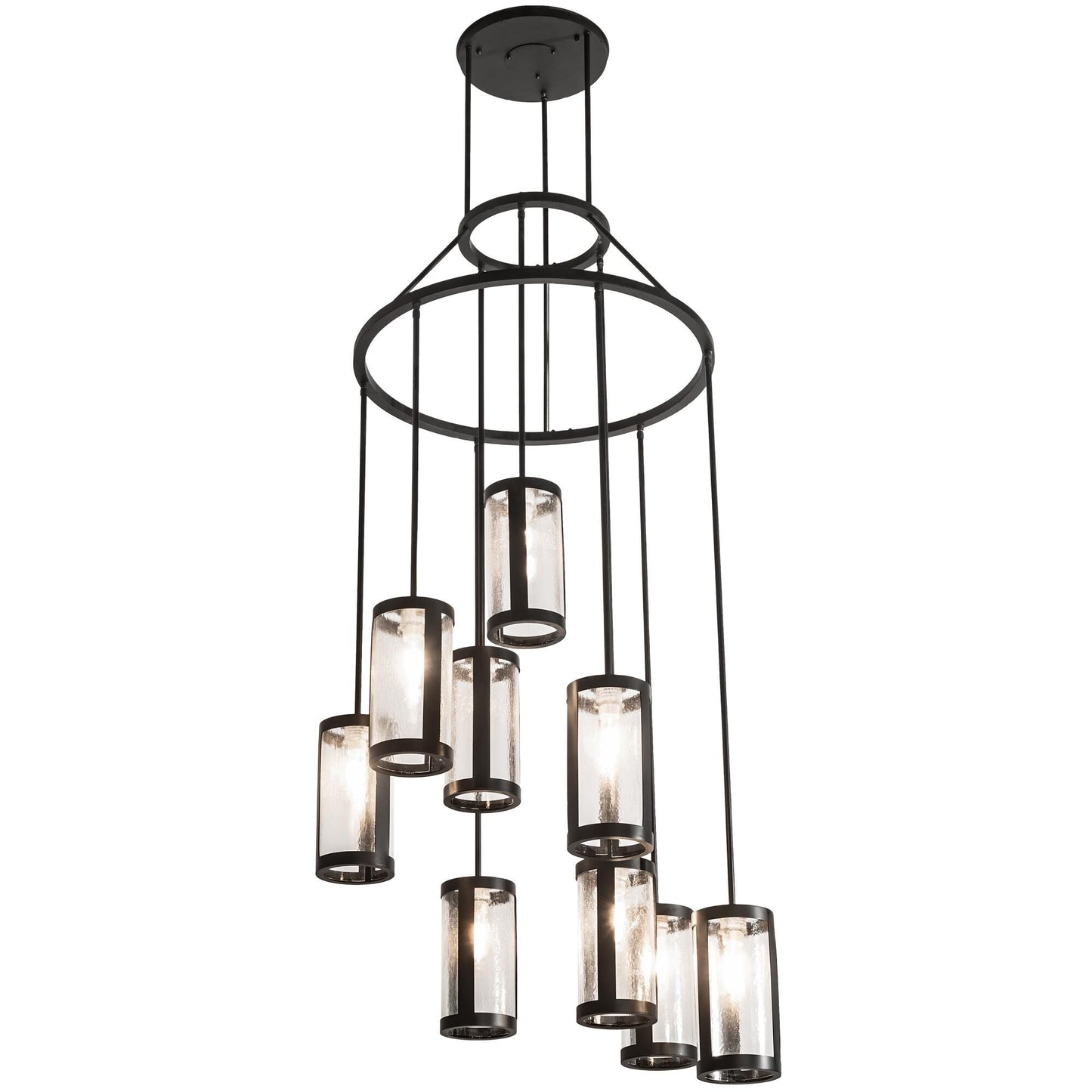 Meyda Lighting Cartier 35 Inch 9 Light Chandelier Cp744574