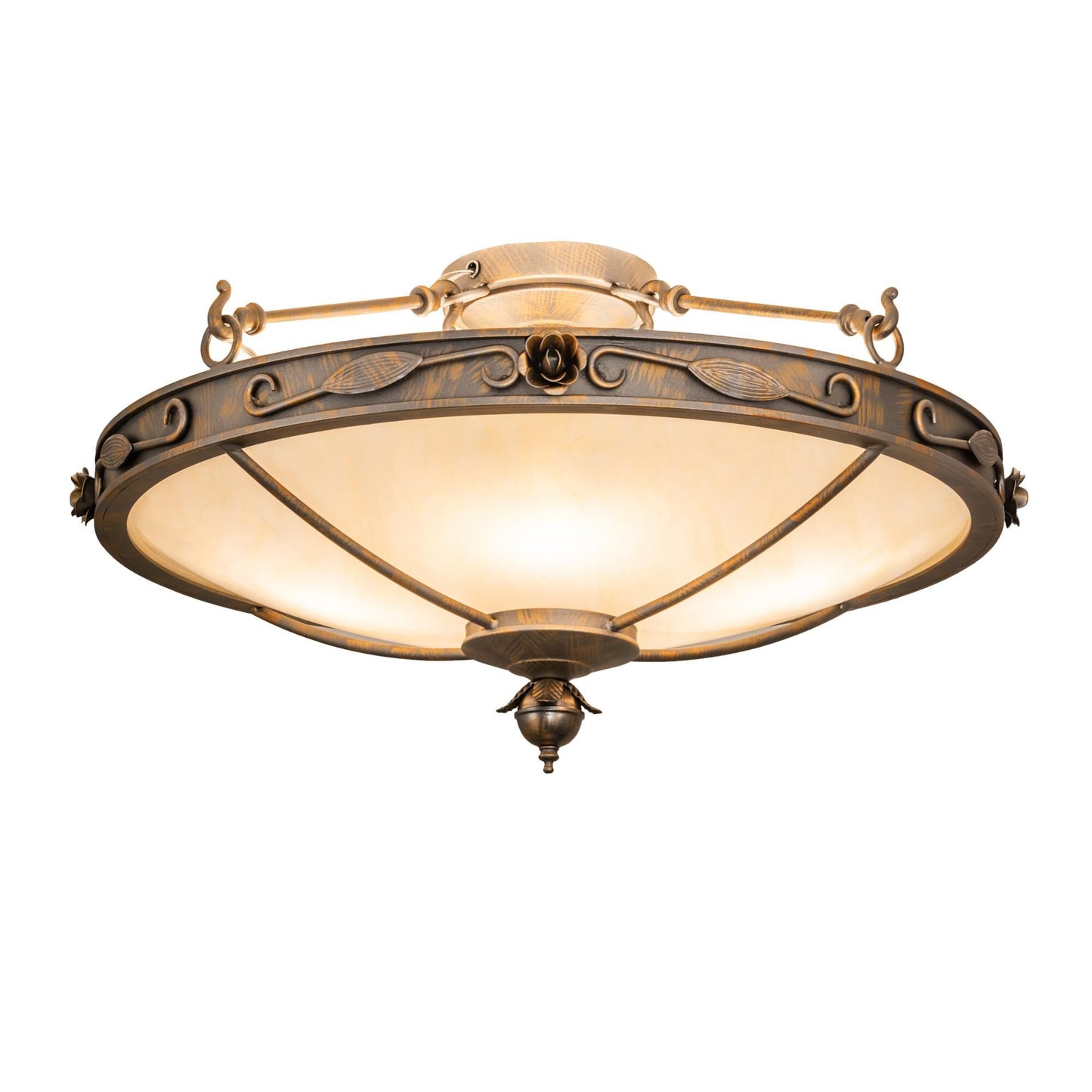 Meyda Lighting 27 Inch 4 Light Flush Mount Cp252549