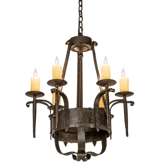 Meyda Lighting Costello 24 Inch Chandelier Cp744224