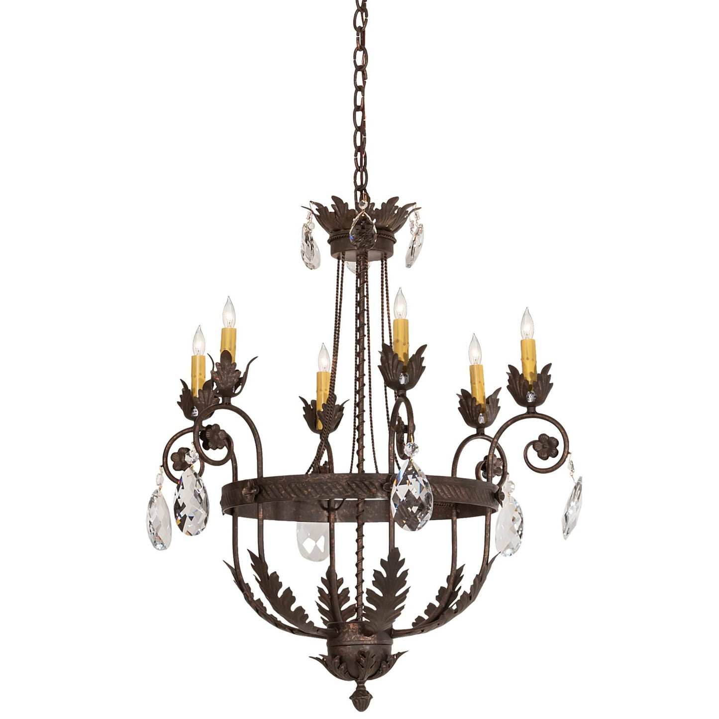 Meyda Lighting Antonia 26 Inch 8 Light Chandelier Cp744242