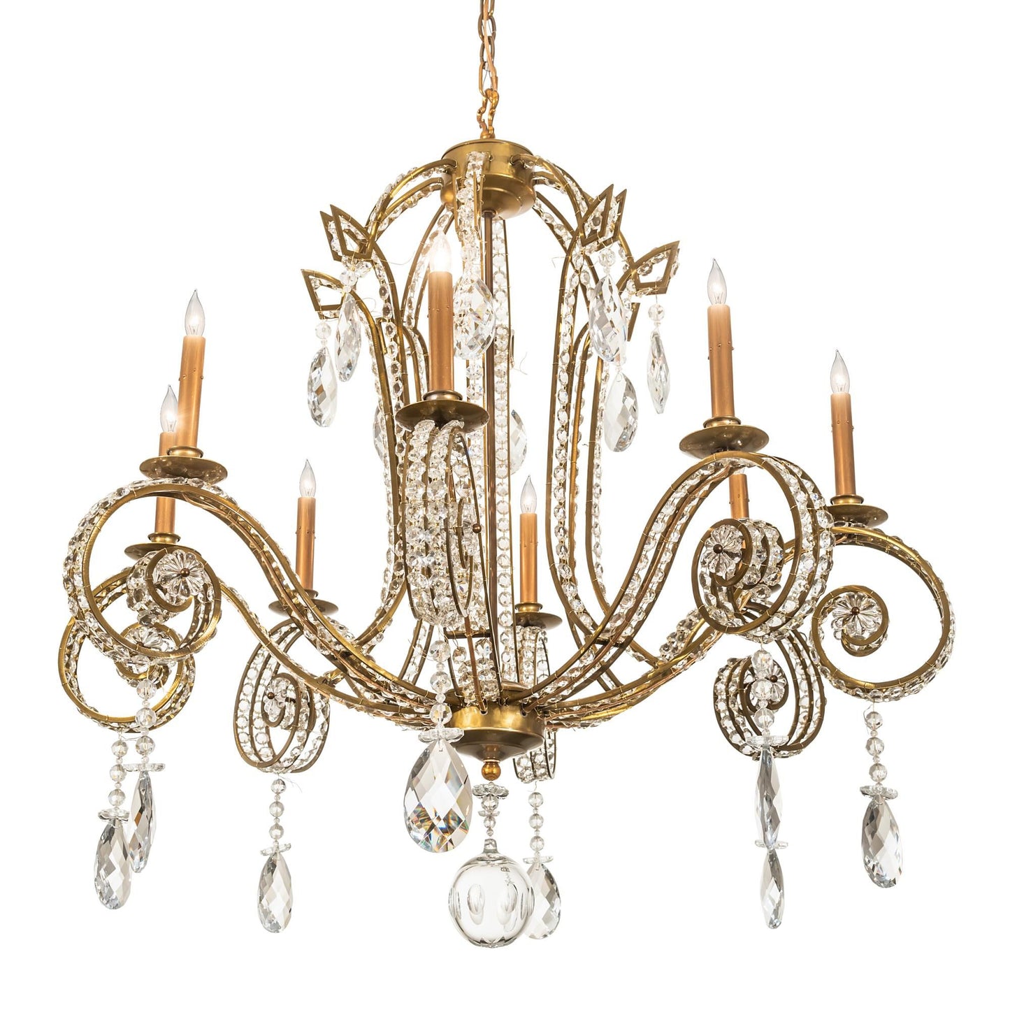 Meyda Lighting Lucerne 40 Inch 8 Light Chandelier Cp744343