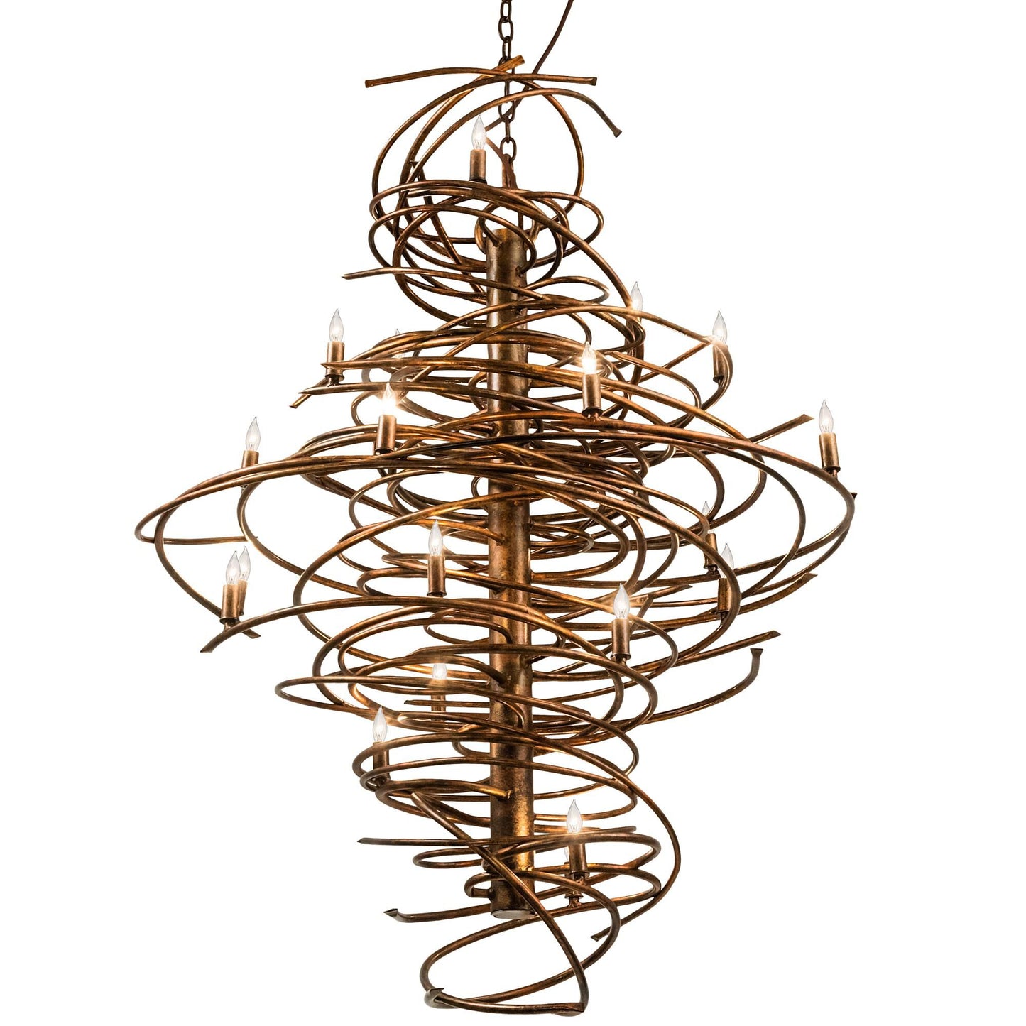 Meyda Lighting Cyclone 40 Inch 6 Light Chandelier Cp744581