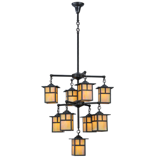 Meyda Lighting Hyde Park T Mission 34 Inch 9 Light Chandelier Cp32130