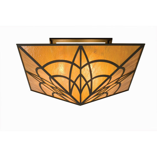 Meyda Lighting Scottsdale Mission 502 Inch 4 Light Flush Mount Cp32324