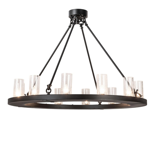 Meyda Lighting Loxley 42 Inch 12 Light Semi Flush Mount Cp746151