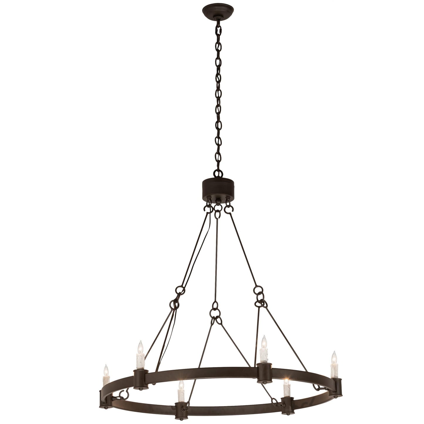 Meyda Lighting Kenosha 36 Inch 6 Light Chandelier Cp744305