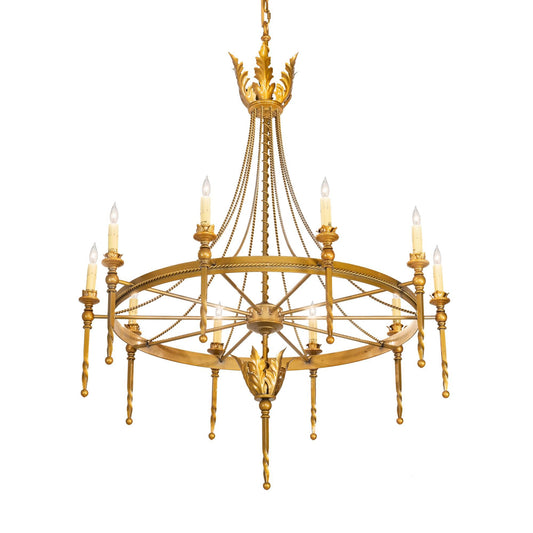 Meyda Lighting Amaury 36 Inch 10 Light Chandelier Cp744409