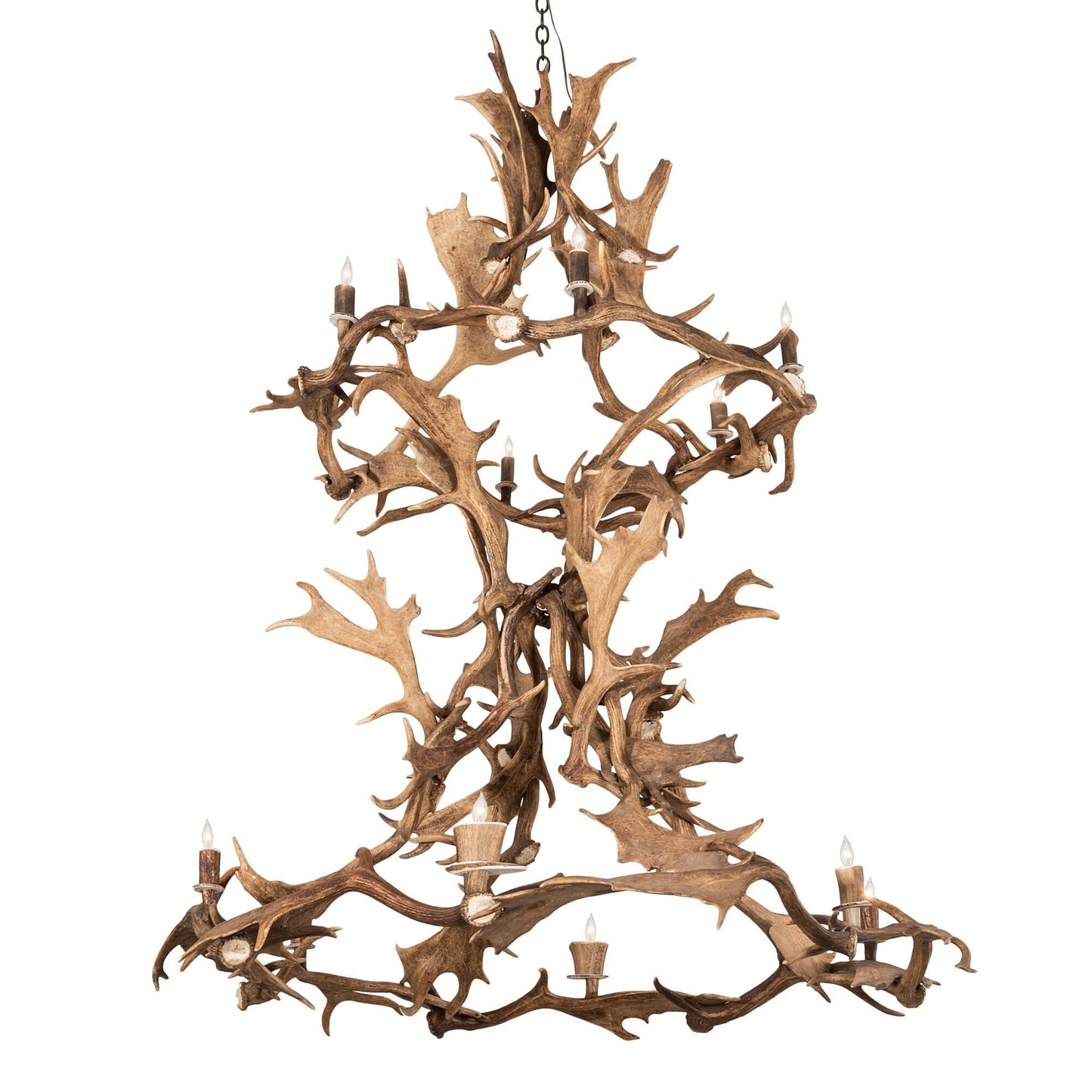 Meyda Lighting Antlers 58 Inch 8 Light Chandelier Cp744535