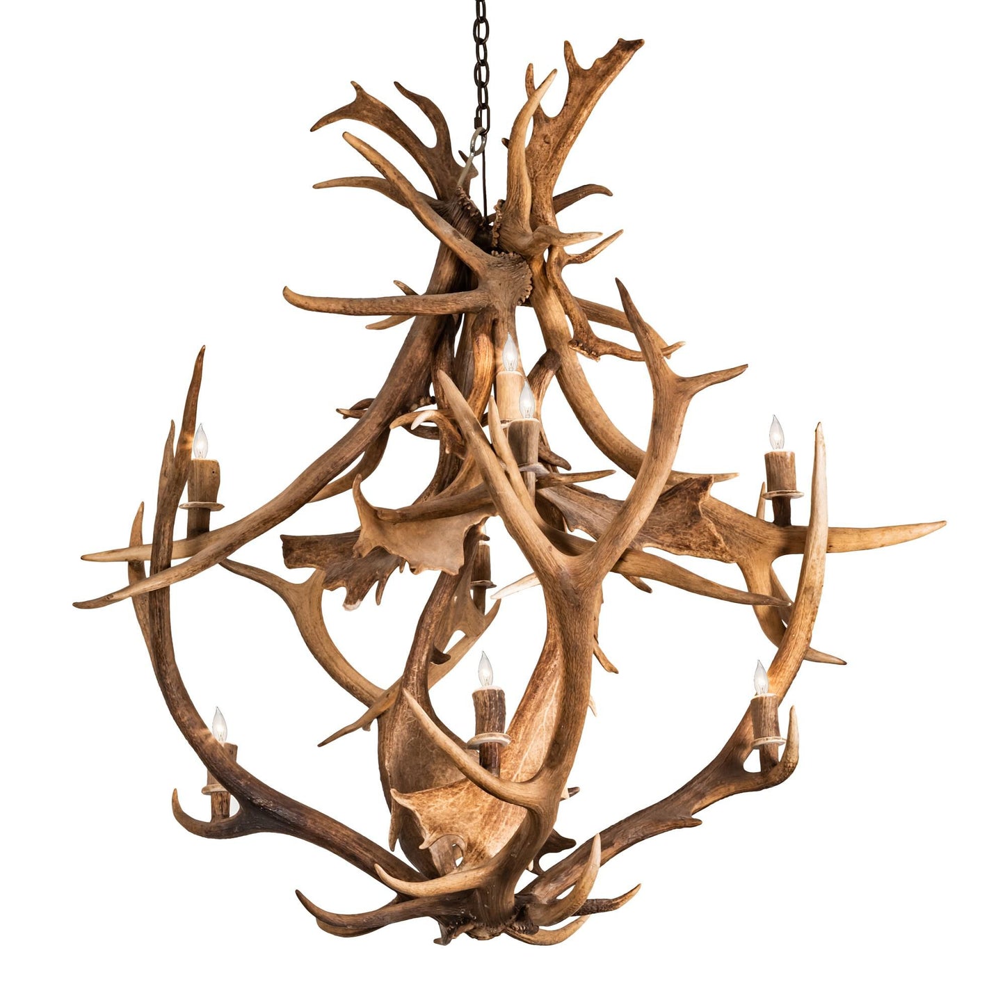 Meyda Lighting Antlers 55 Inch 10 Light Chandelier Cp744436