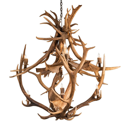 Meyda Lighting Antlers 55 Inch 10 Light Chandelier Cp744436