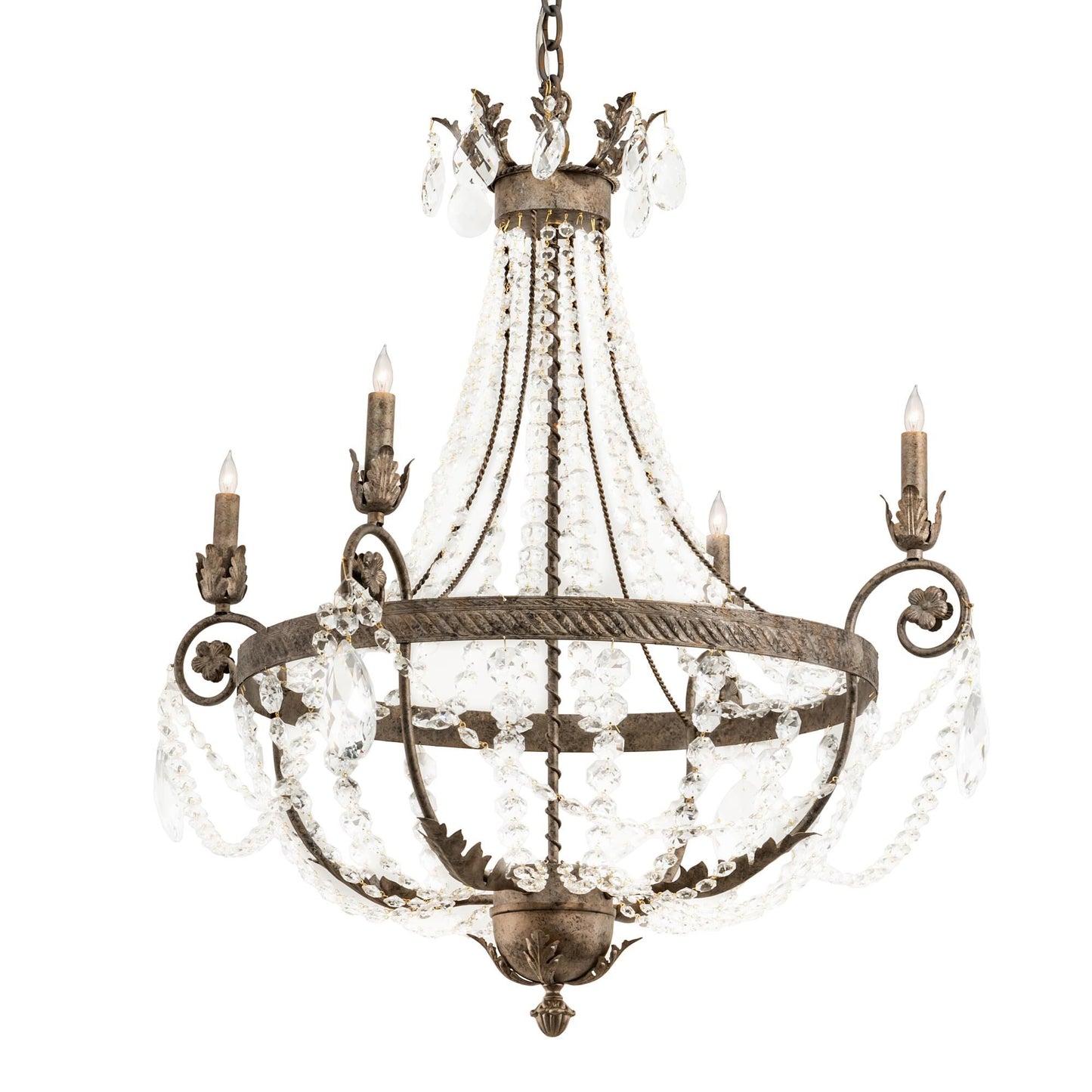 Meyda Lighting Antonia 34 Inch 6 Light Chandelier Cp744281