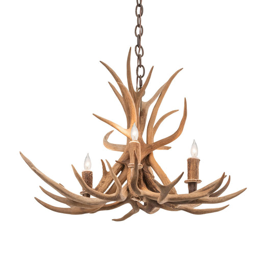 Meyda Lighting Antlers 29 Inch 2 Light Chandelier Cp744121