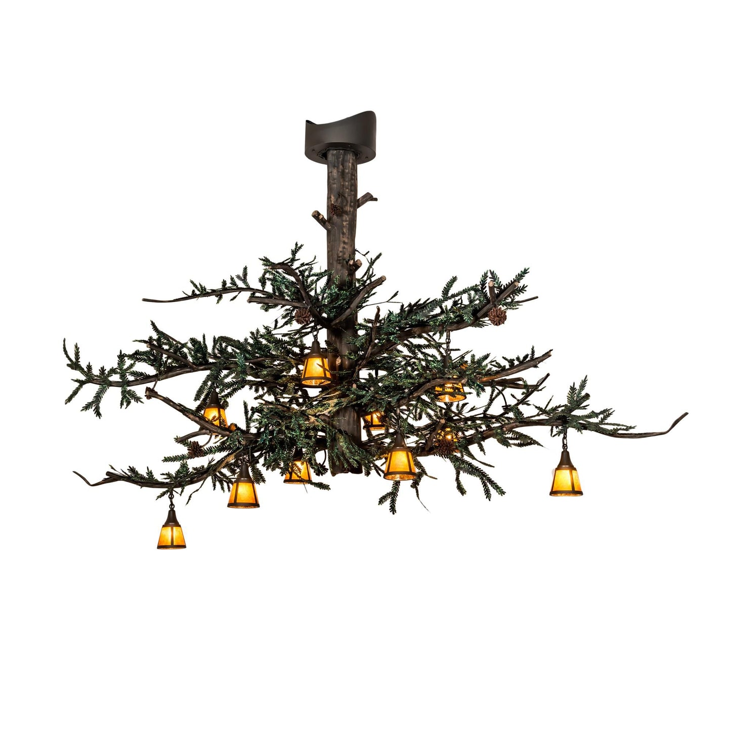 Meyda Lighting Pine Branch 110 Inch 33 Light Chandelier Cp744522